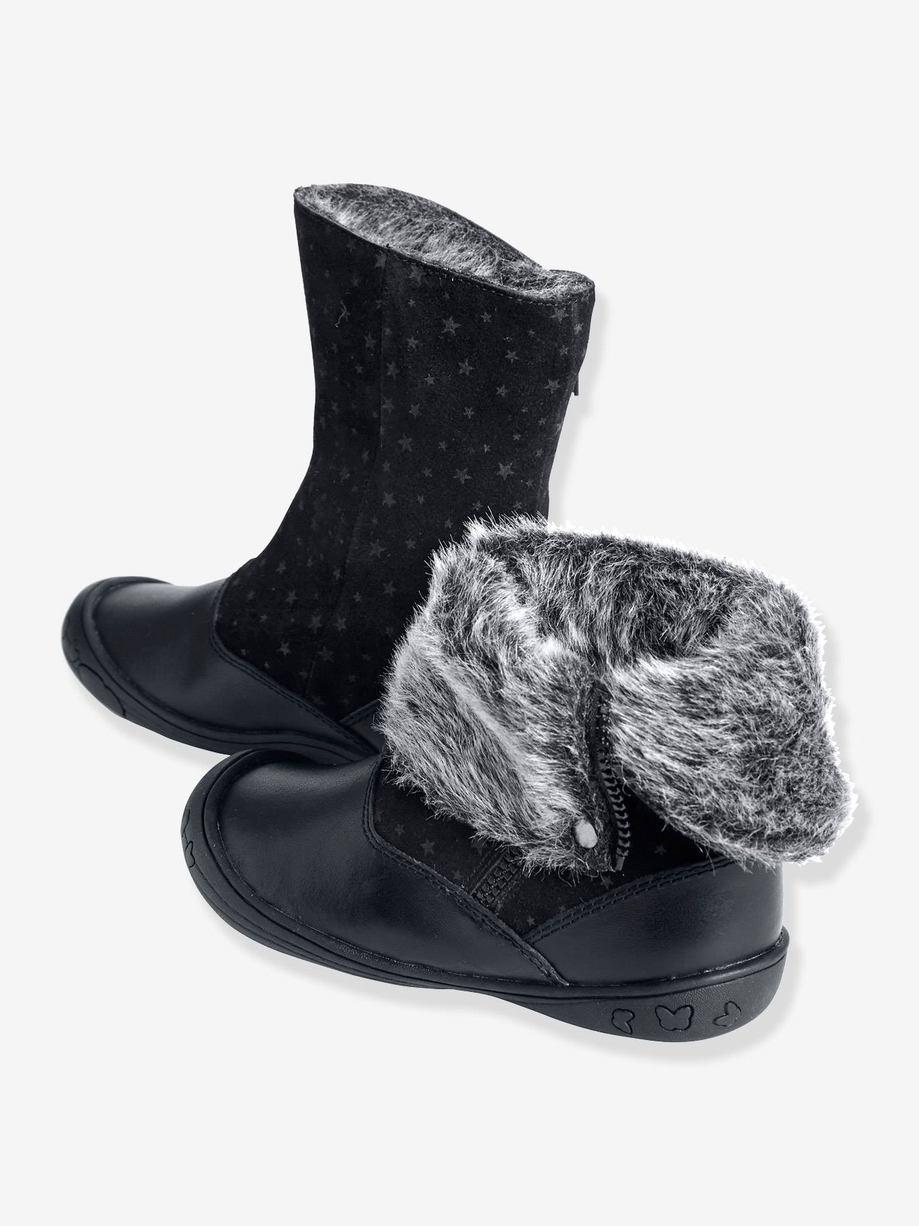 girls leather boots