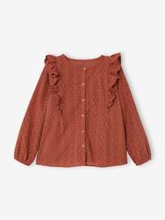 Girls-Blouses, Shirts & Tunics-Broderie Anglaise Blouse for Girls