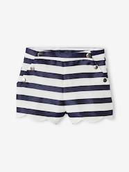 Girls-Striped Shorts, Occasion Wear for Girls
