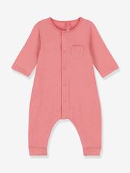 Baby-Dungarees & All-in-ones-Plain Jumpsuit for Babies, in Organic Cotton, by Petit Bateau