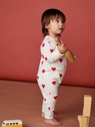 Baby-Pyjamas-Hearts Sleepsuit in Organic Cotton for Babies, by Petit Bateau