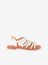 Shoes-Girls Footwear-Sandals-Leather Sandals for Girls, Baia LES TROPEZIENNES® PAR M. BELARBI