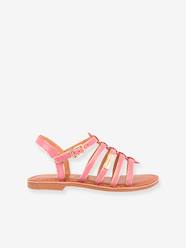 Shoes-Leather Sandals for Girls, Monzar LES TROPEZIENNES® PAR M. BELARBI