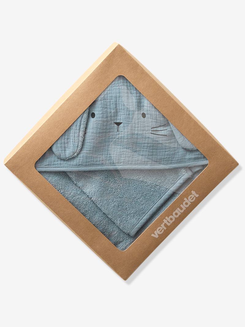 The Patakha Cobalt Blue Gauze Linen Cape Set