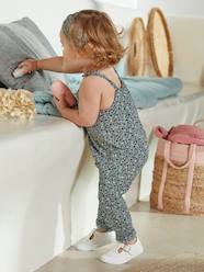 Baby-Fleece Jumpsuit & Hairband Set for Baby Girls