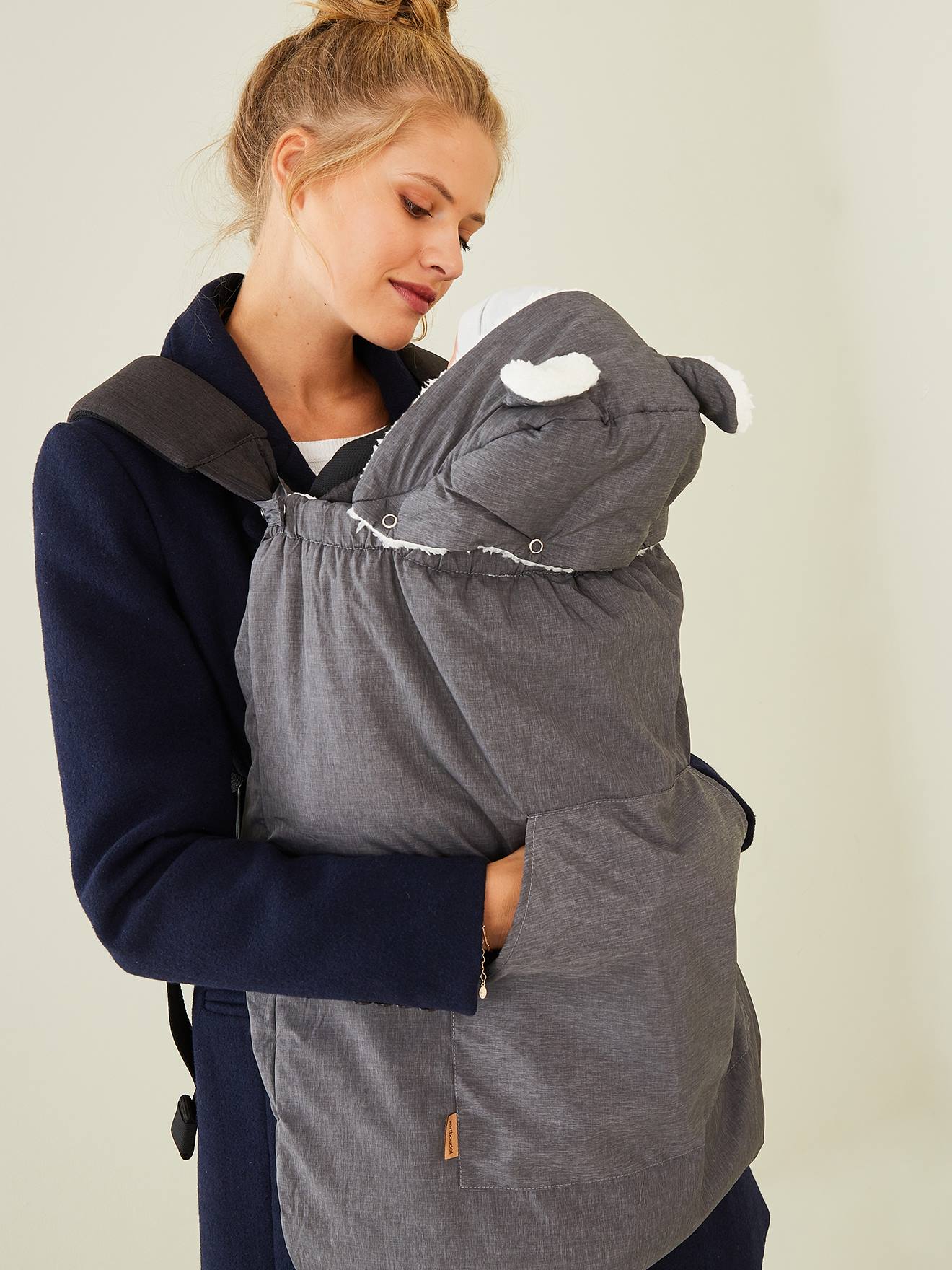 Baby Carrier Cover grey