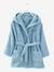 Child's Hooded Bathrobe Blue+Dark Green+Light Blue+Light Green+Light Purple+Navy+Orange+Pink 