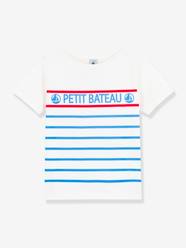 Boys-Tops-T-Shirts-Short Sleeve T-Shirt in Cotton for Boys by PETIT BATEAU