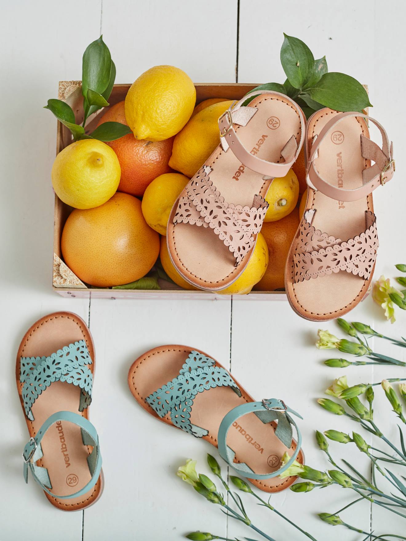 Vegetable tanned store leather sandals