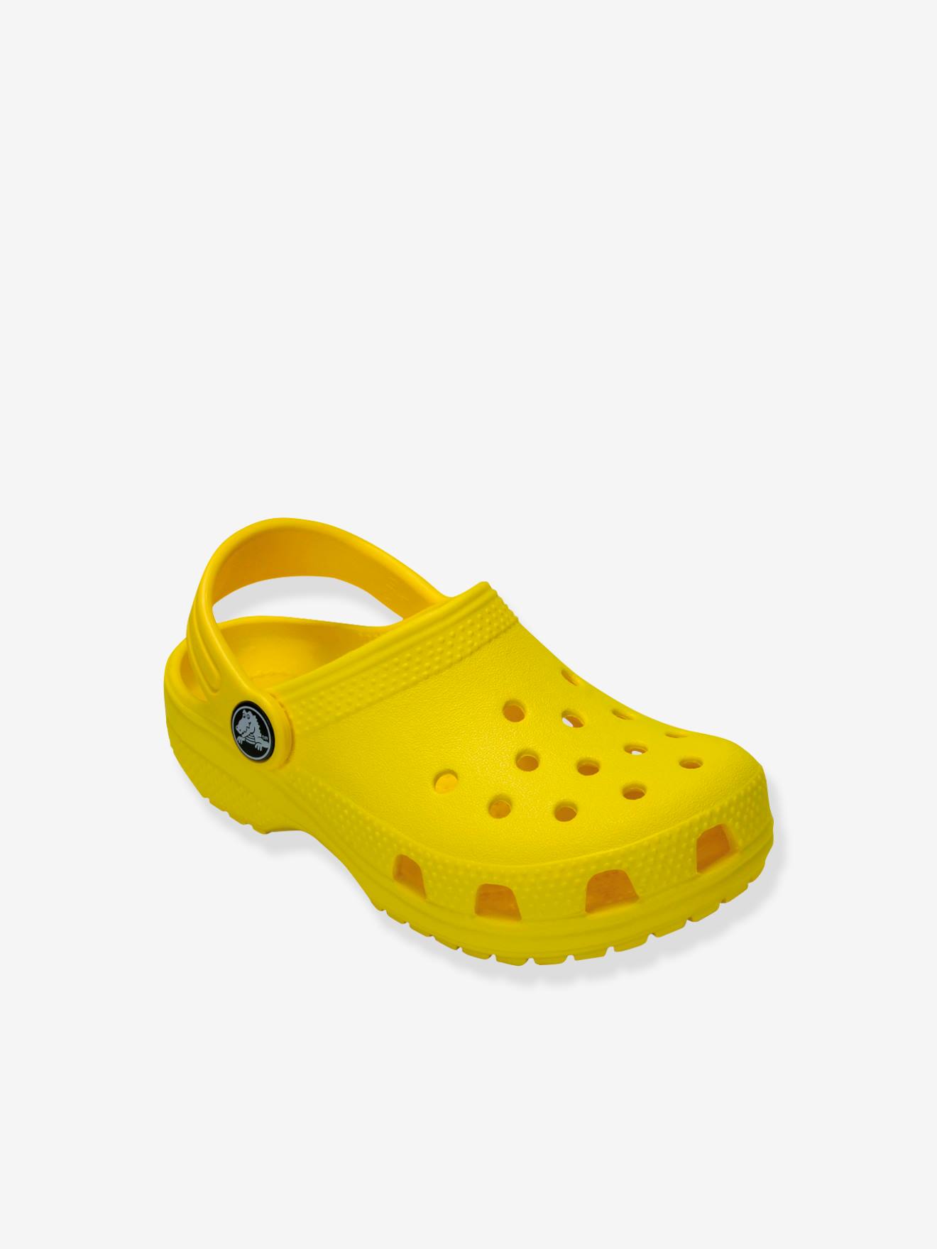 yellow nursing clogs