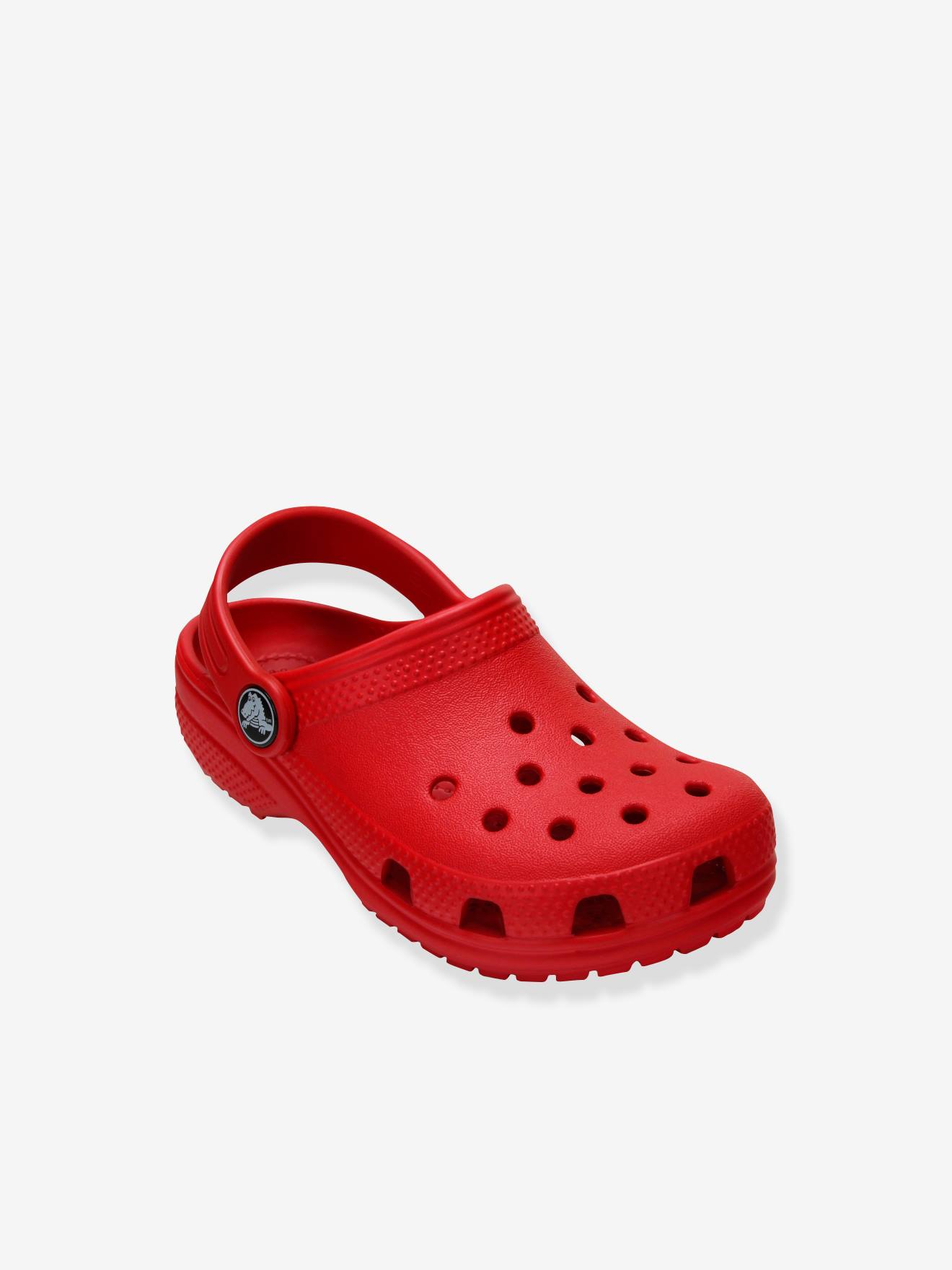 Classic Clog K for Kids, by CROCS(TM) red medium solid