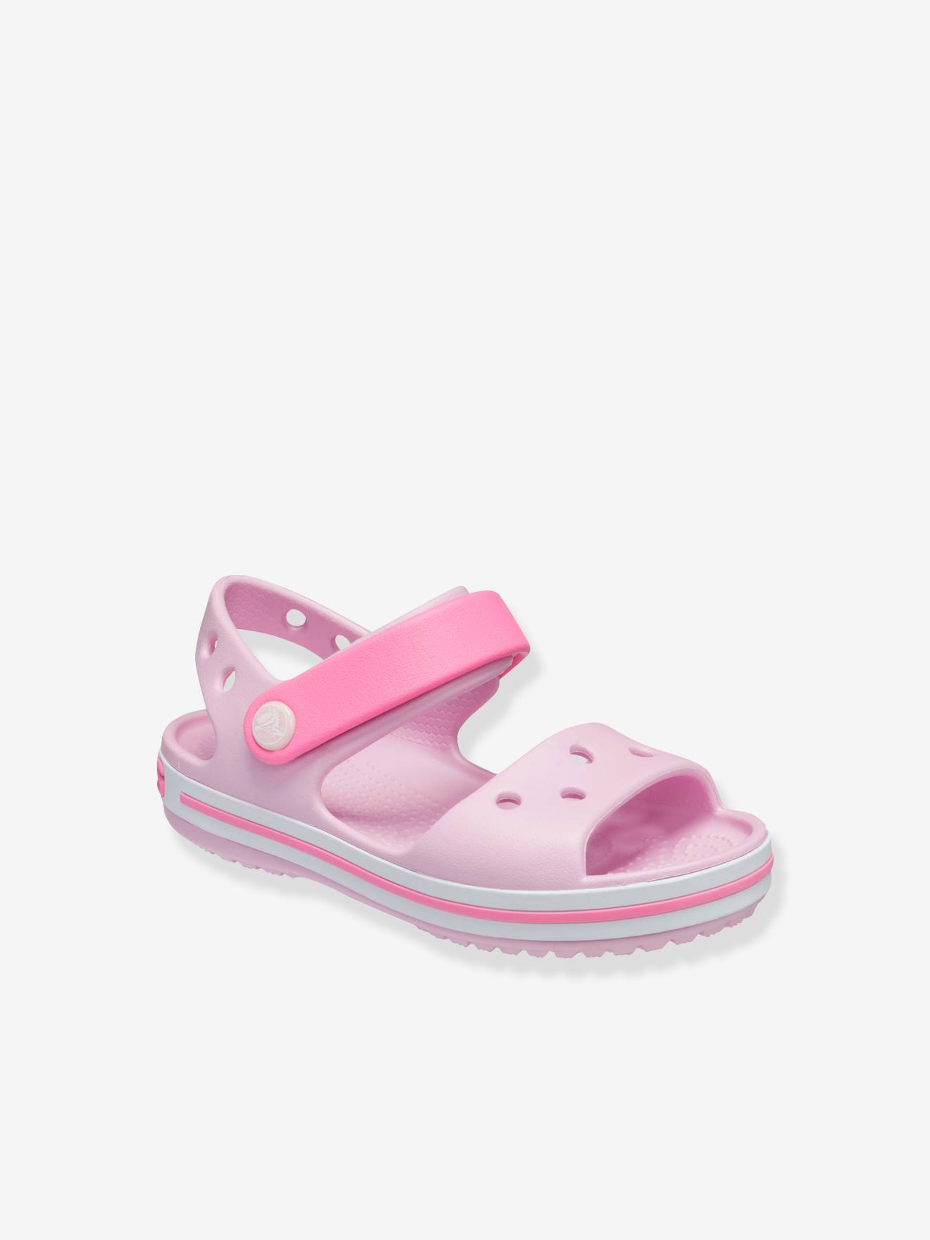 Crocband Sandal Kids by CROCS(TM) pink light solid
