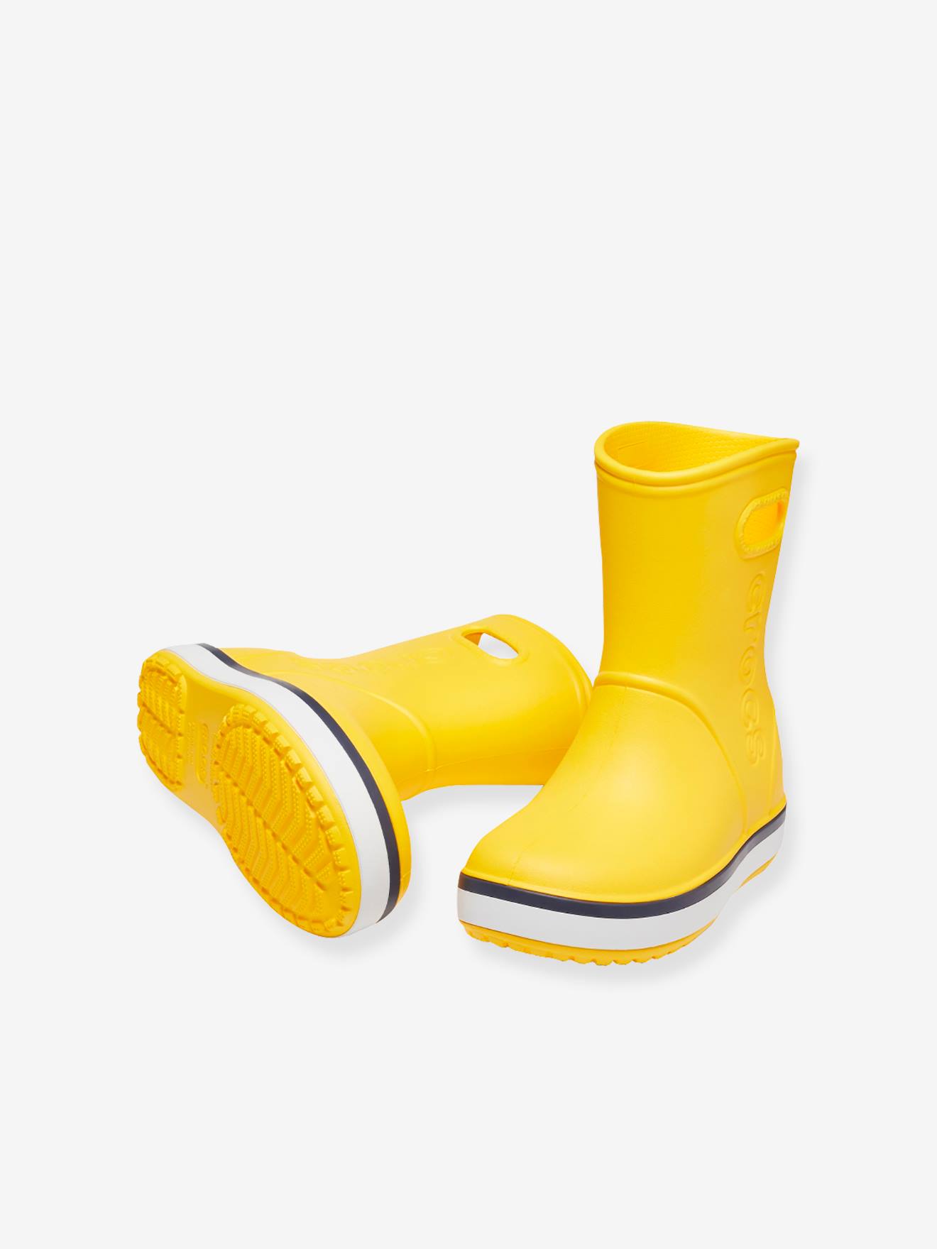 Wellies for Kids, Rain Boot K by CROCS(TM) - yellow light | Vertbaudet