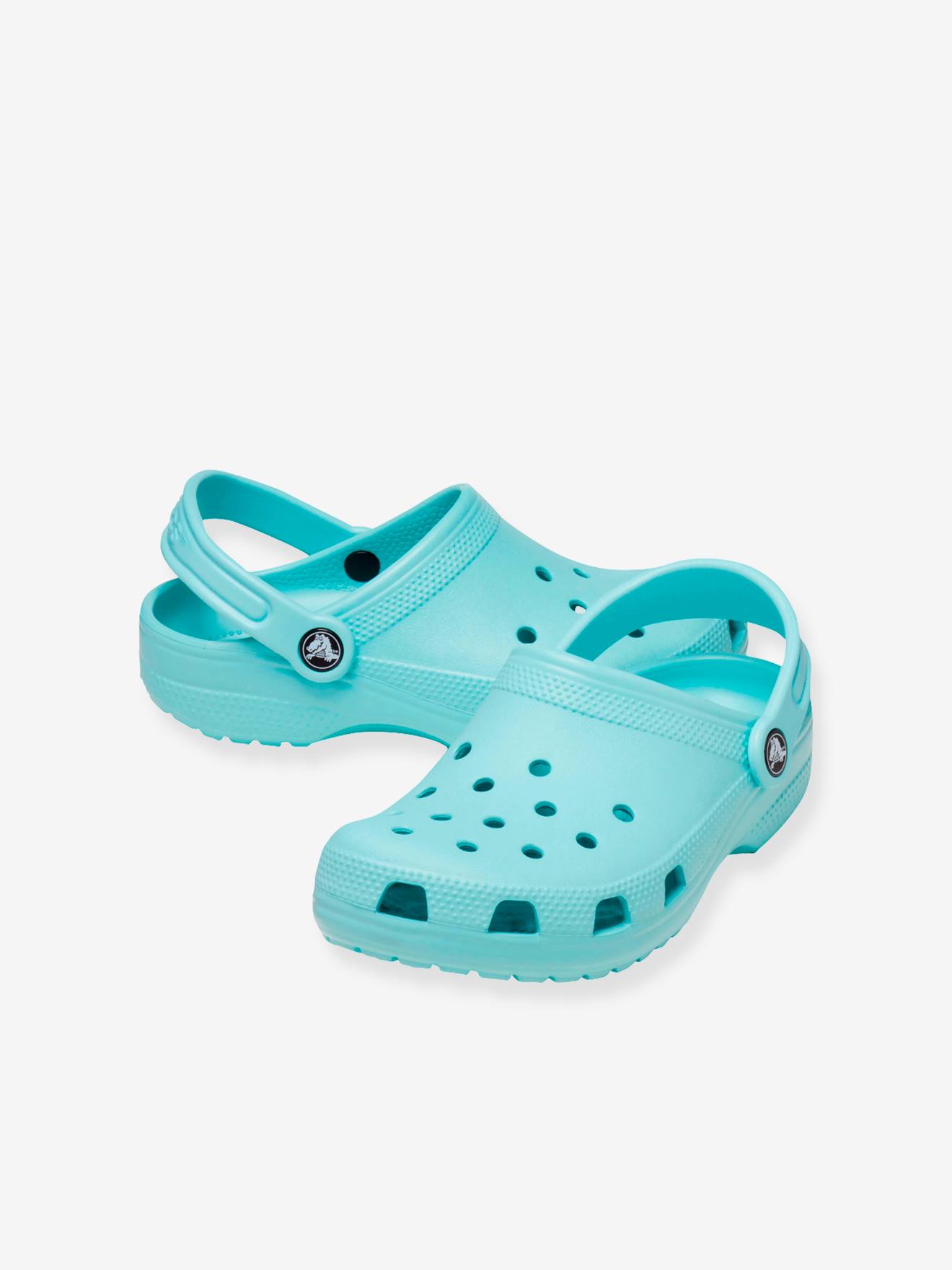 kids' light blue crocs