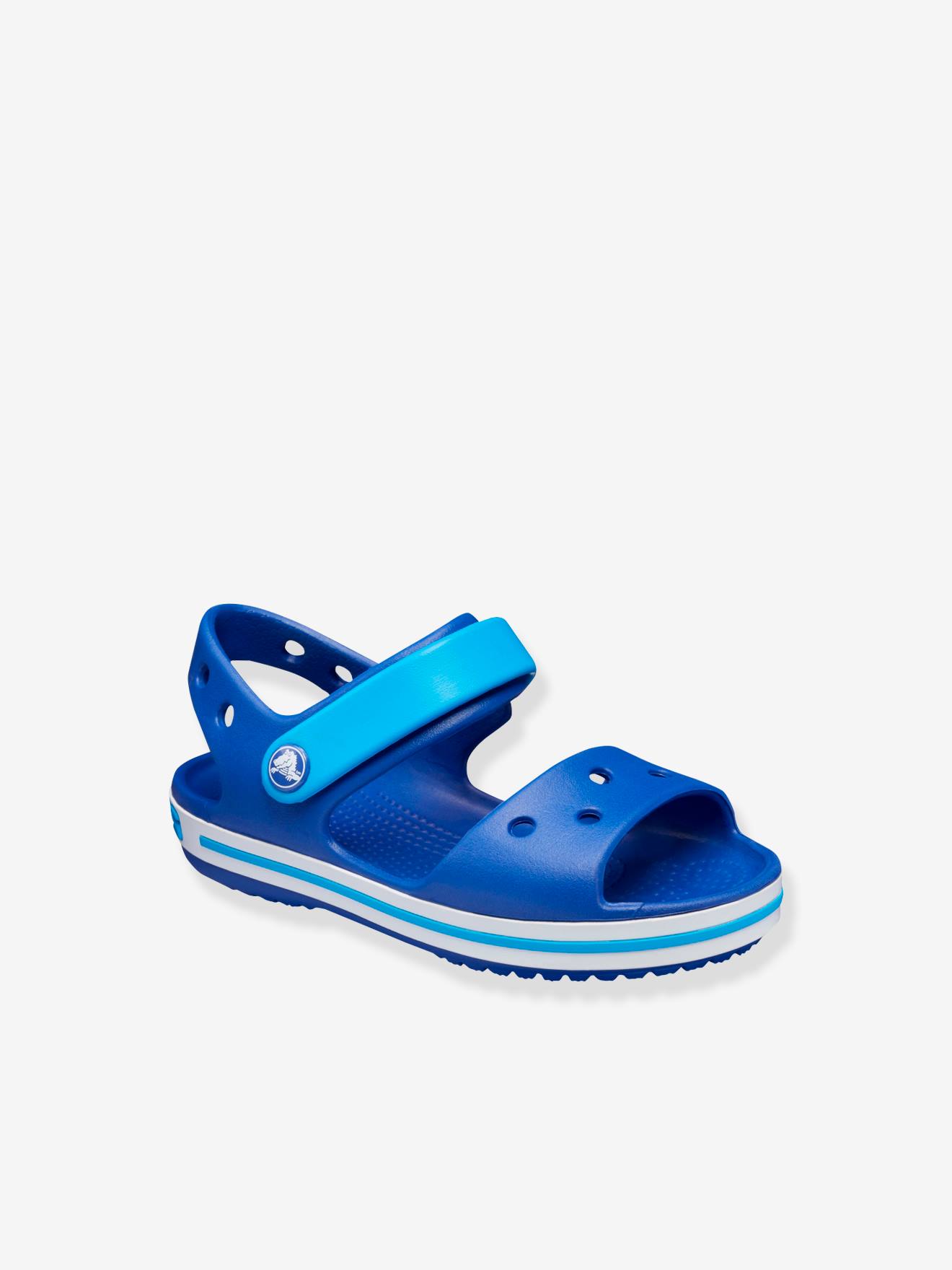 Crocband Sandal Kids by CROCS(TM) blue medium solid