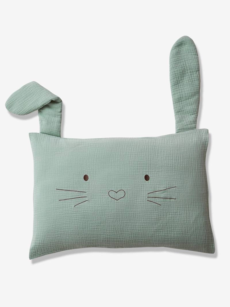 Duvet Cover for Babies, LAPIN VERT green, Bedding & Decor Vertbaudet