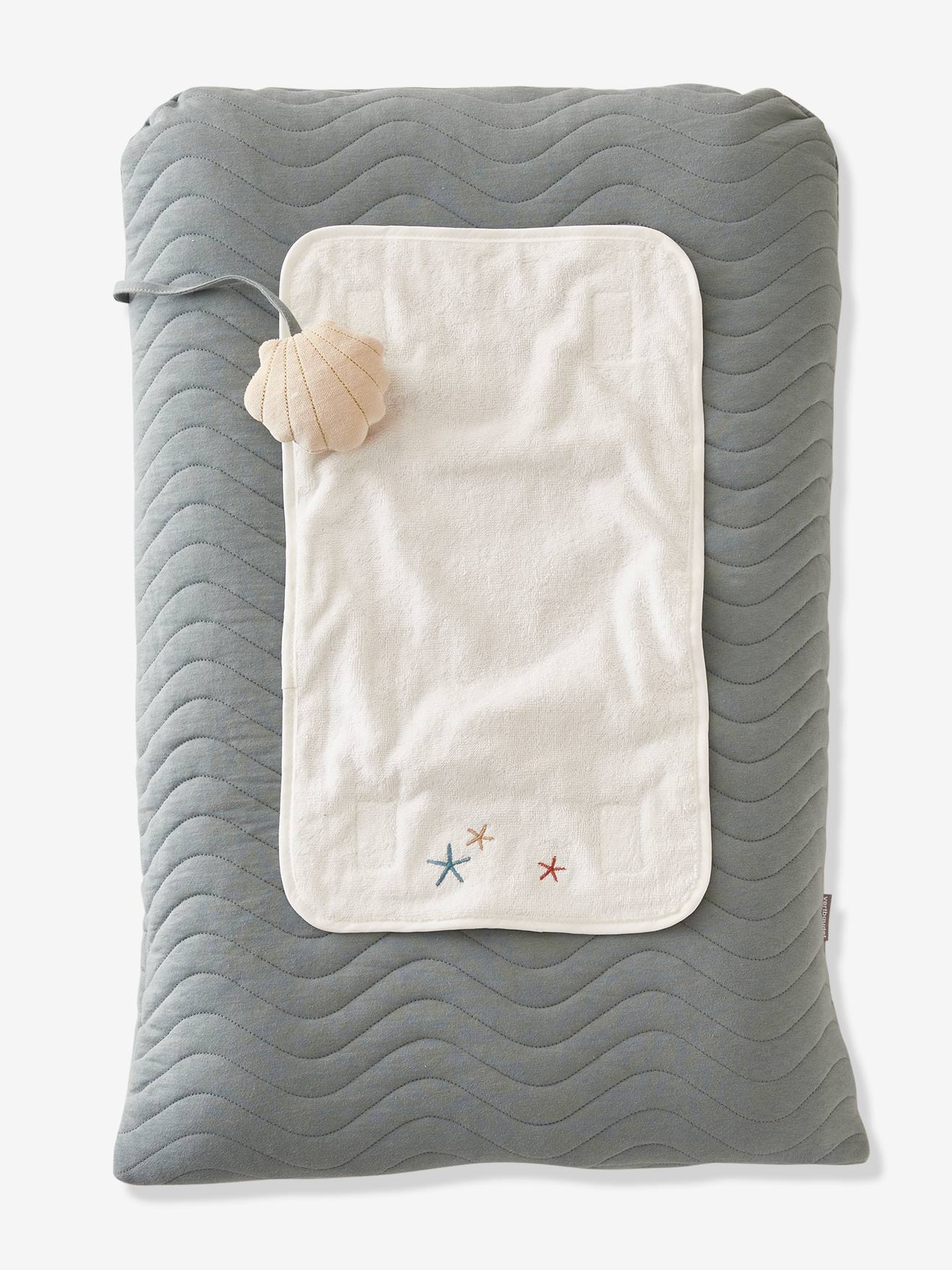 Changing Mat, Under the Ocean - blue dark solid, Nursery | Vertbaudet