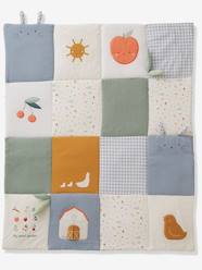 Nursery-Cotbed Accessories-Patchwork Bedspread, Lovely Farm