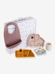 Nursery-Mealtime-4-Piece Mealtime Set in Silicone, Goodie Box Stick&Stay by DONE BY DEER