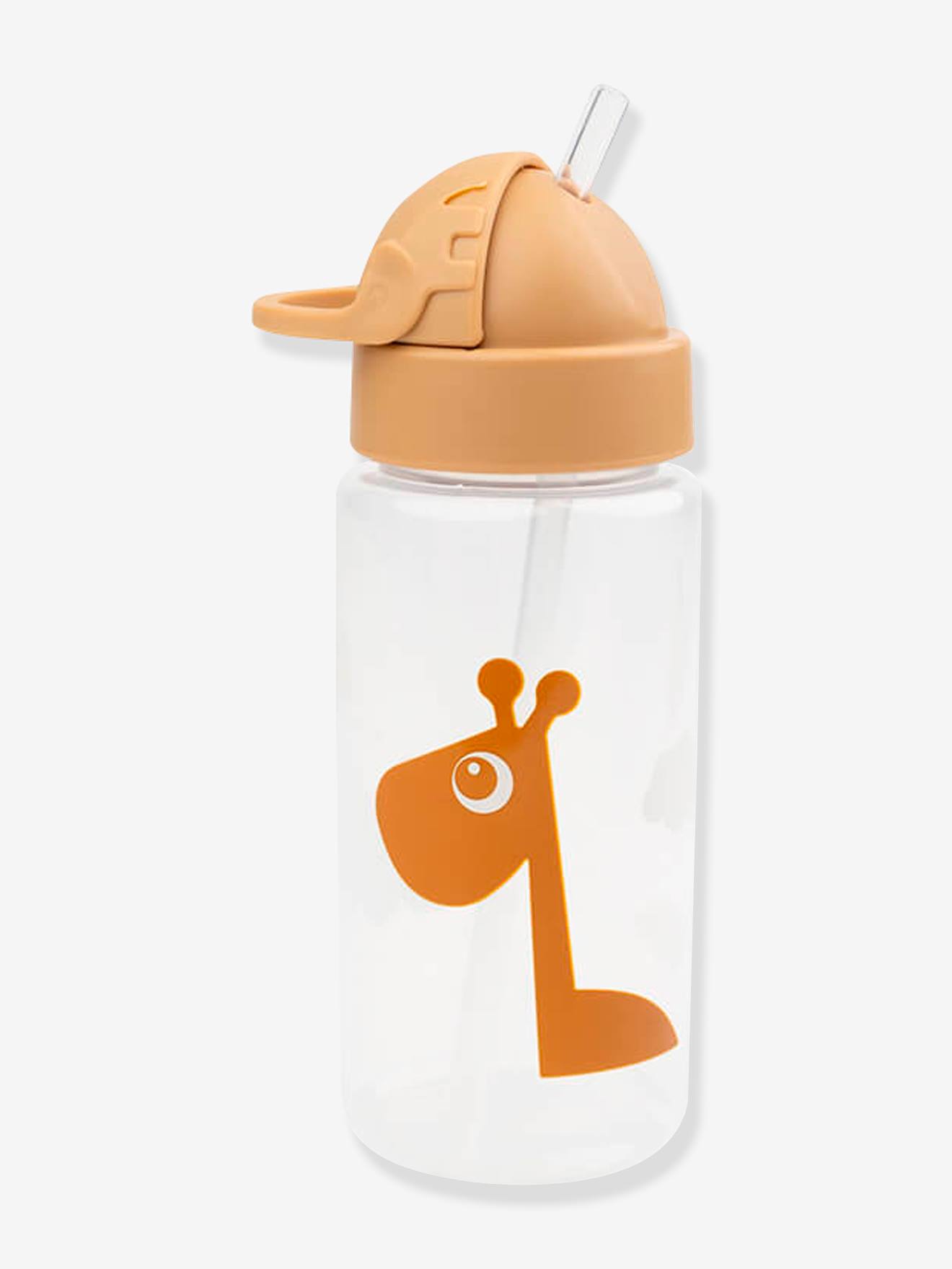Bottle with Hide-Away Straw