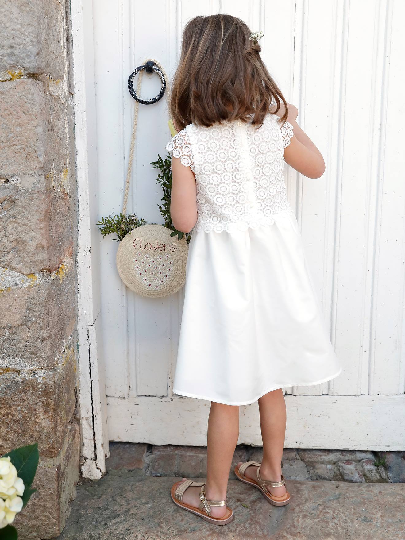 solid white dress