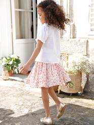 -Special Occasion Floral Skirt for Girls