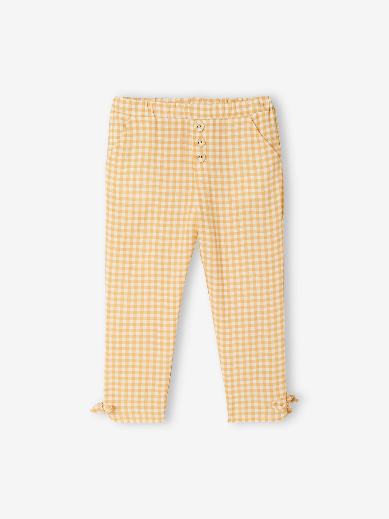 Cropped Fluid Trousers with Print