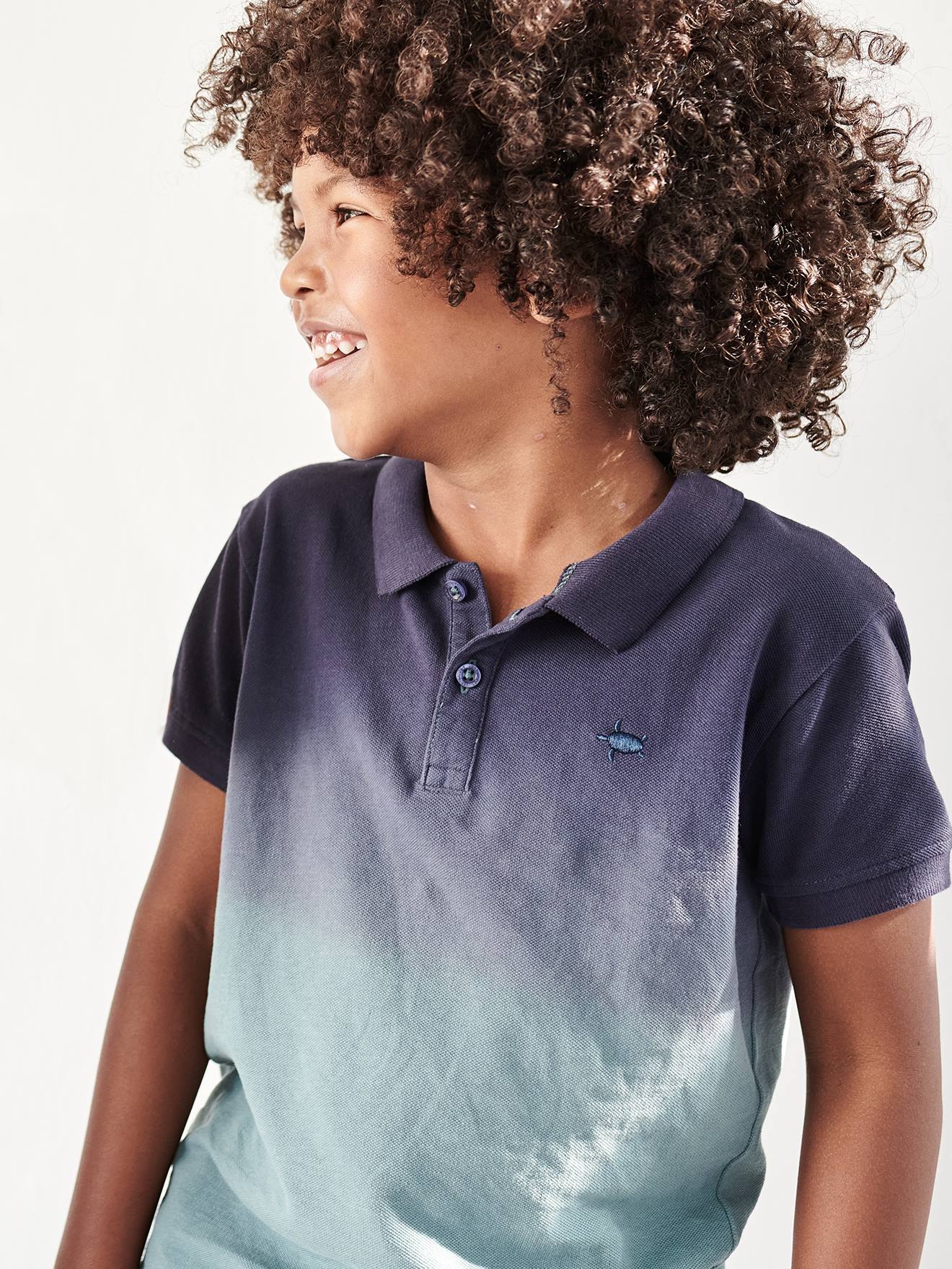 Dip-Dye Polo Shirt