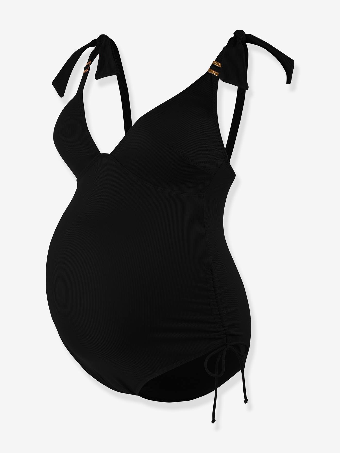 Maternity Swimsuit, Porto Vecchio by CACHE COEUR - black