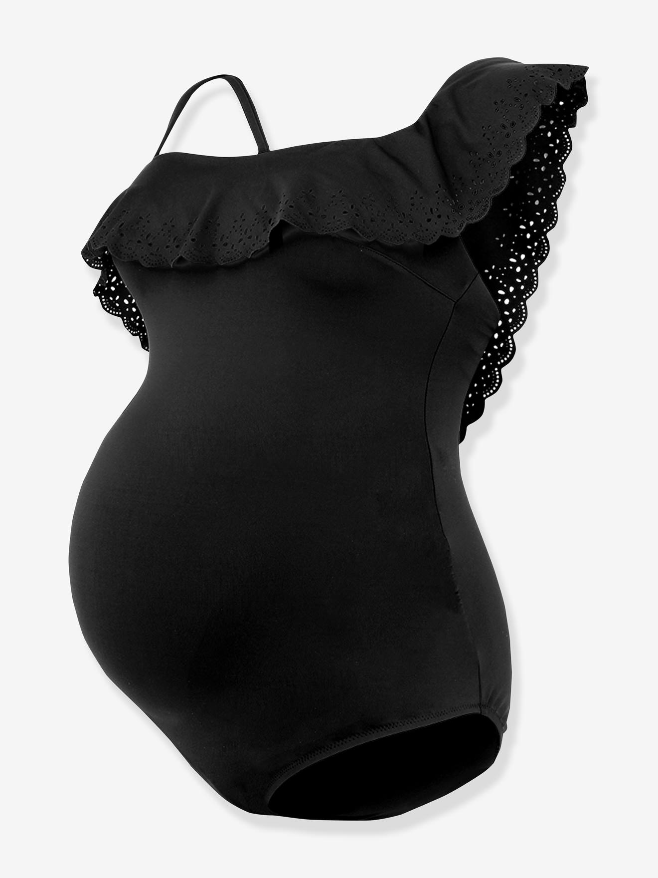 Maternity Swimsuit, Porto Vecchio by CACHE COEUR - black