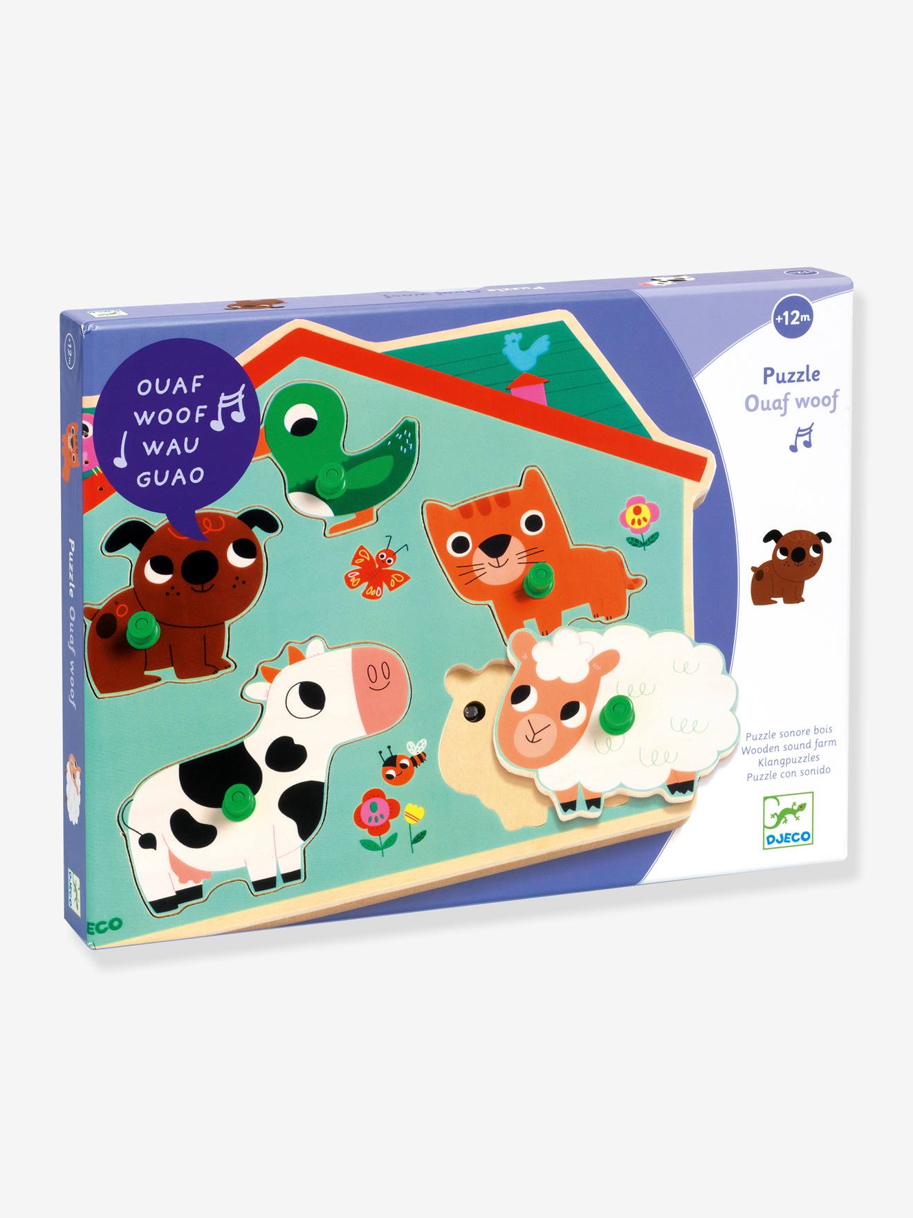 Ouaf Woof Sound Puzzle - DJECO