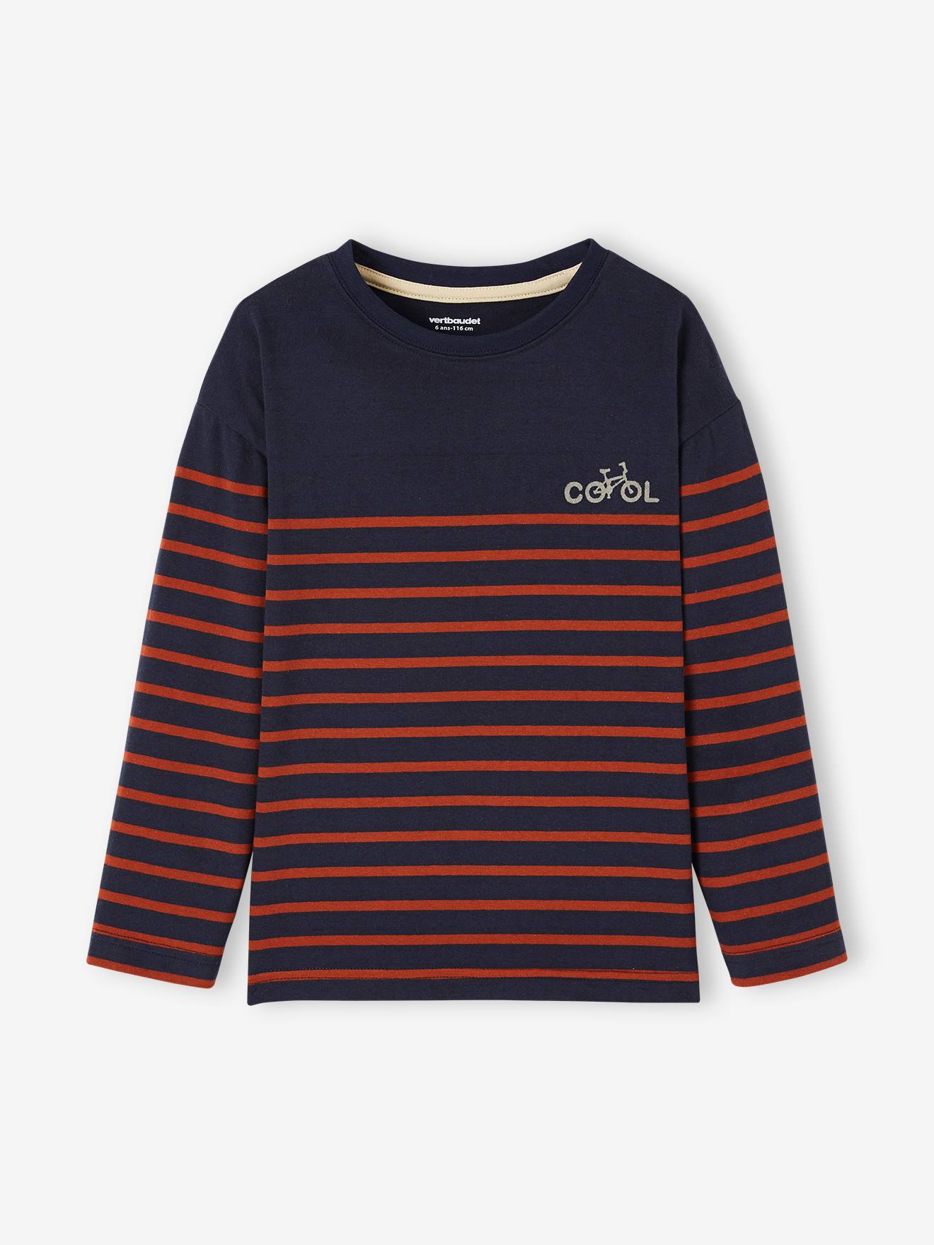 Sailor-Type Jumper with Motif on the Chest