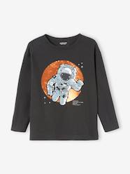 Boys-Tops-T-Shirts-Astronaut Top with Reversible Sequins for Boys