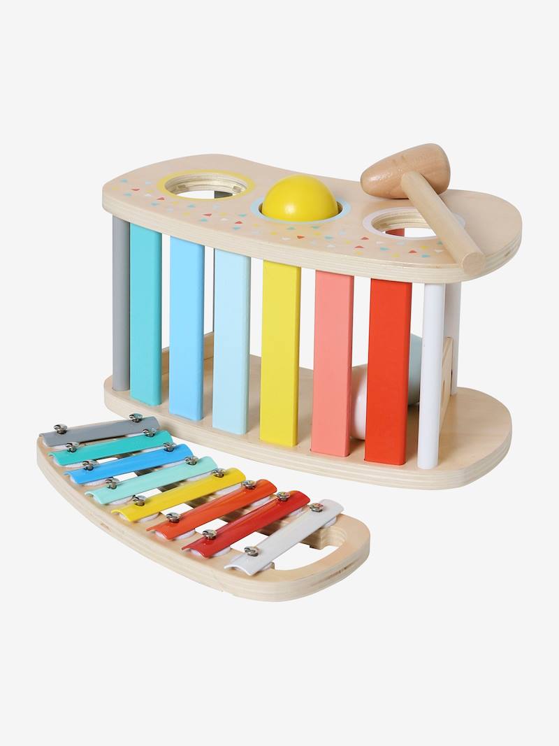 2in1 Wooden Xylophone 'Drum' FSC® Certified multi, Toys Vertbaudet