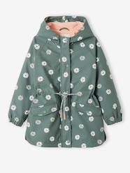 Girls-Coats & Jackets-Trenchcoats & Raincoats-Hooded Raincoat with Magical Motifs for Girls