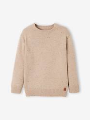 Boys-Cardigans, Jumpers & Sweatshirts-Jumpers-Jumper in Soft Marl Knit for Boys