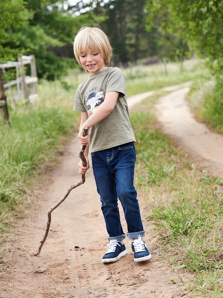 MEDIUM Hip, MorphologiK Slim Leg Waterless Jeans, for Boys Dark Blue+Dark Grey+Denim Blue+denim grey+double stone 