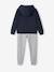 Sports Combo: Fleece Hoodie + Joggers for Boys BLUE LIGHT SOLID WITH DESIGN+BROWN LIGHT SOLID WITH DESIGN+Green+GREY MEDIUM MIXED COLOR 