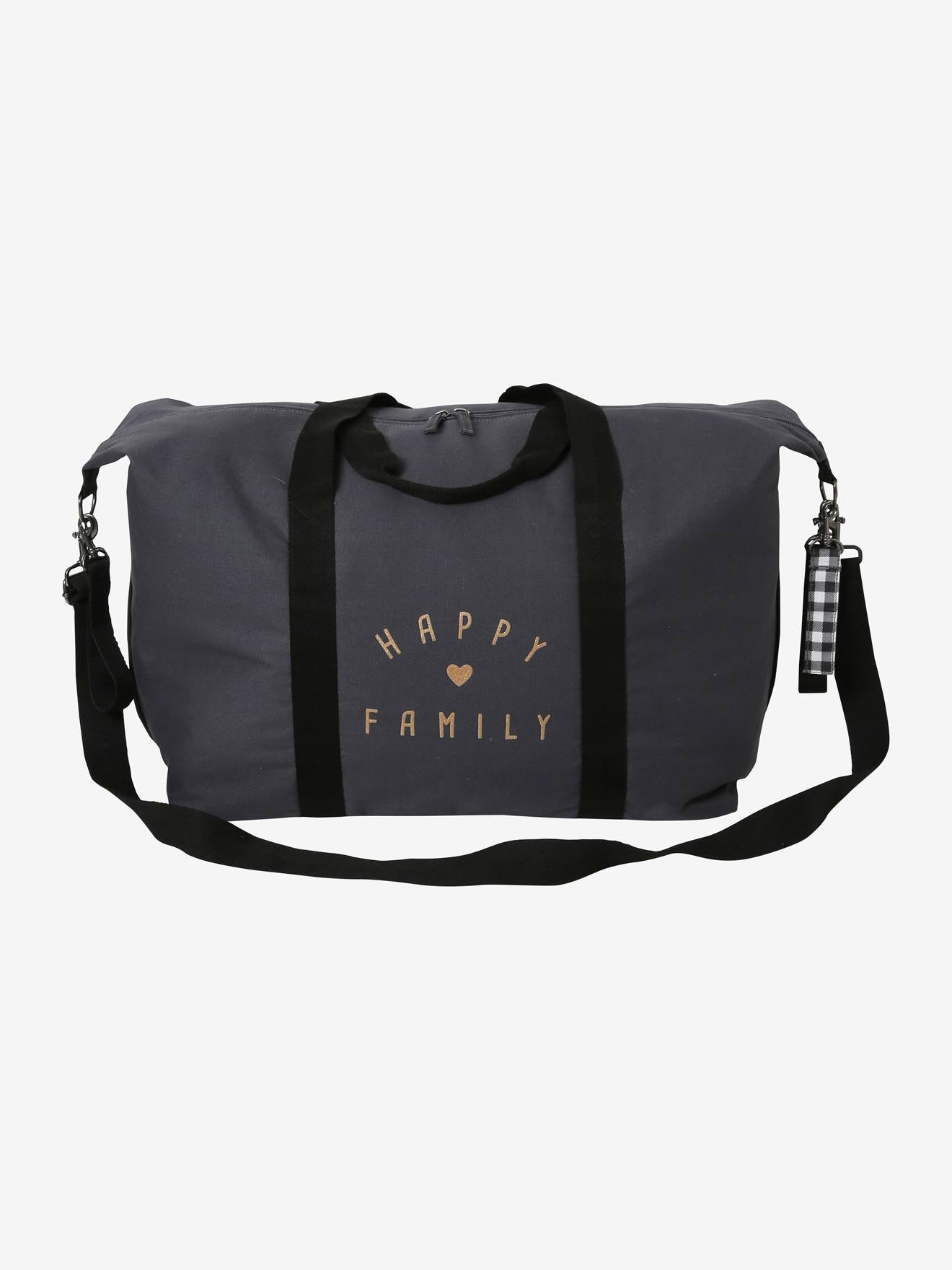 Weekend Changing Bag with Print: La Vie est Pleine de Surprises medium solid with design