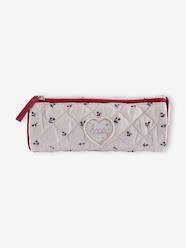 Girls-Accessories-Padded Pencil Case with Cherries, for Girls
