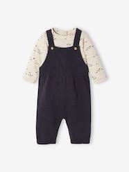 Baby-Dungarees & All-in-ones-Dungarees + Bodysuit Outfit for Newborn Babies
