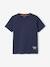 Pack of 3 Assorted T-Shirts for Boys BLUE LIGHT TWO COLOR/MULTICOL+BLUE MEDIUM SOLID WITH DESIGN+BROWN MEDIUM 2 COLOR/MULTICOL+YELLOW LIGHT 2 COLOR/MULTICOL 