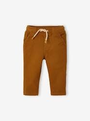 Baby-Lined Twill Trousers for Baby Boys