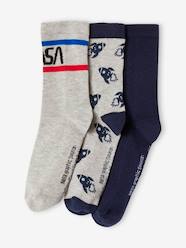 Boys-Underwear-Pack of 3 Pairs of NASA® Socks for Babies