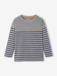 Boys-Sailor-Type Jumper with Motif on the Chest for Boys