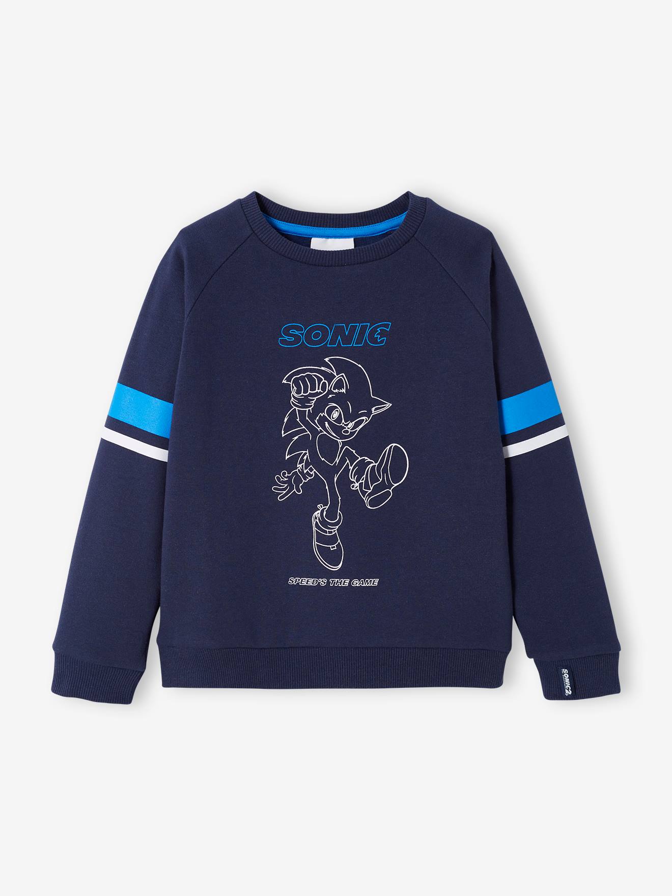 Sonic® Sweatshirt for Boys - blue medium solid with design, Boys