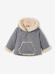 Asymmetric Jacket with Hood, for Babies
