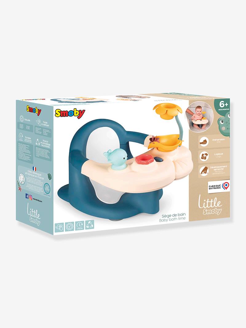little smoby 2 in 1 baby bath time seat and activity table