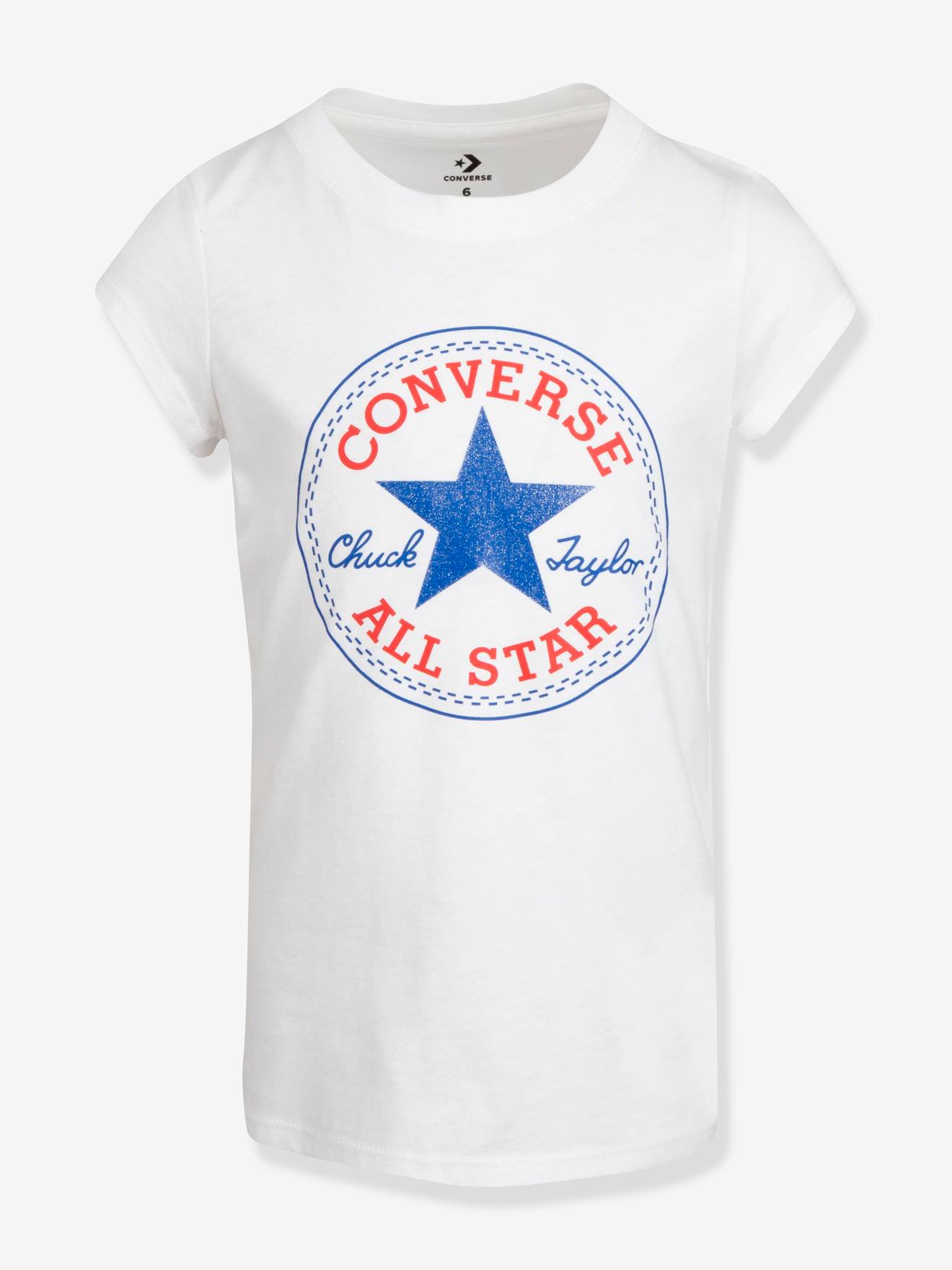 T-shirt for Children, Chuck Patch by CONVERSE white