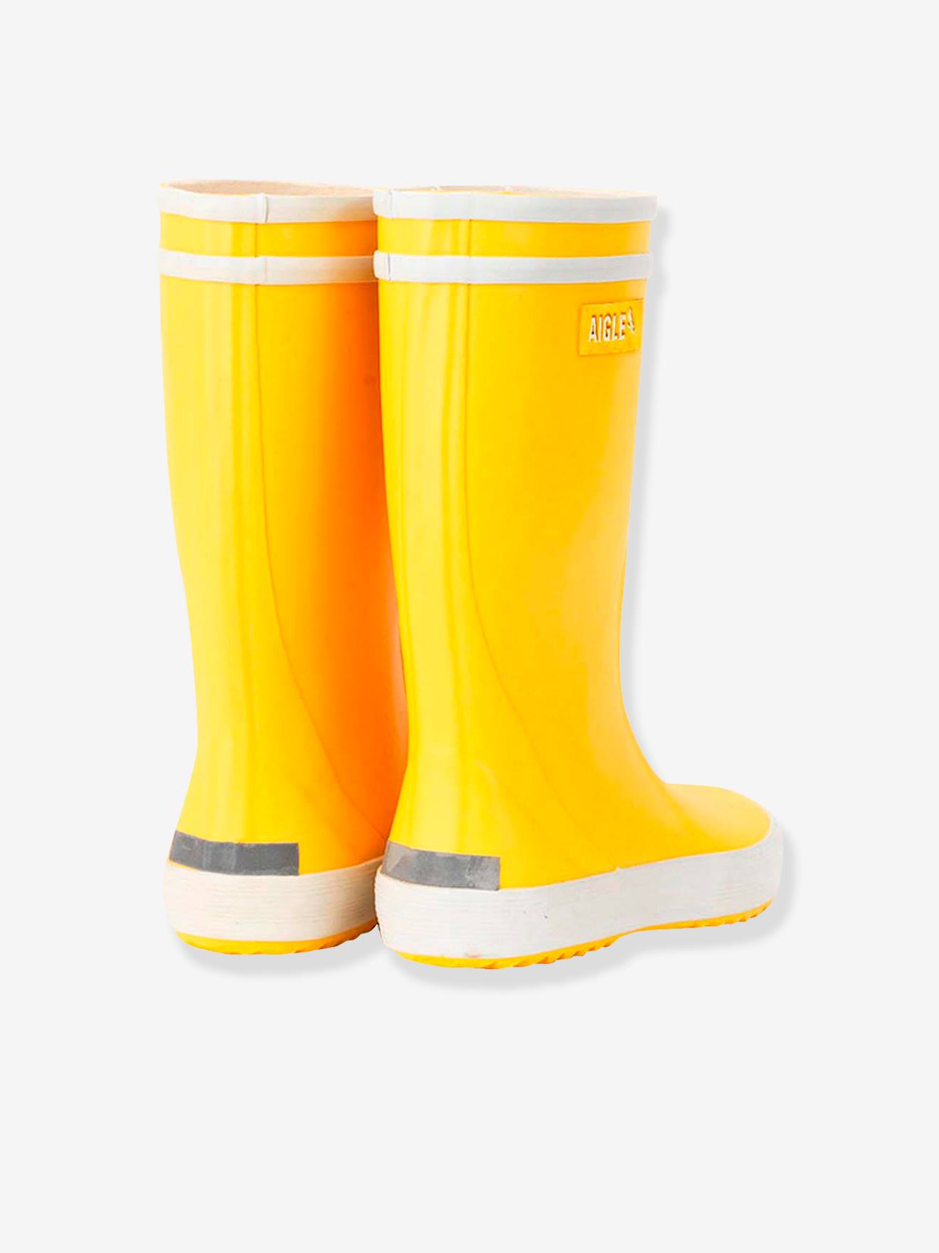 aigle yellow wellies